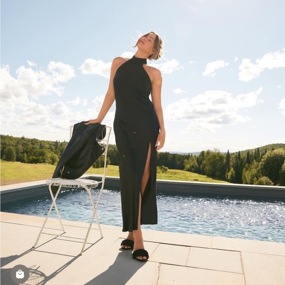 Dynamite Maxi Open Back Satin - Picture 3 of 4